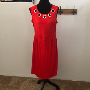 Never worn, Red dress